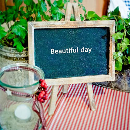 5.9 Inch Mini Wood Display Easel, 10 Pcs Tabletop Easels for Displaying Photos, Picthres - style: 5.9 Inch