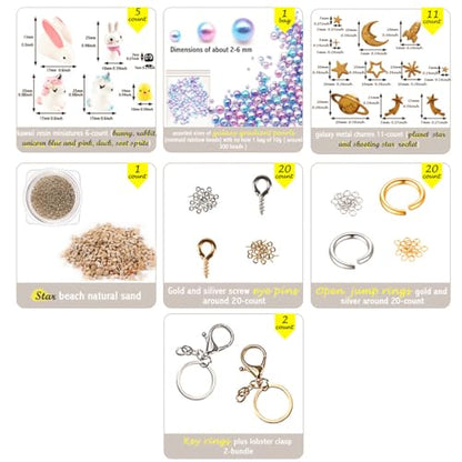 Funshowcase Resin Shaker Silicone Molds Pack Jewelry Supplies 132 Kits