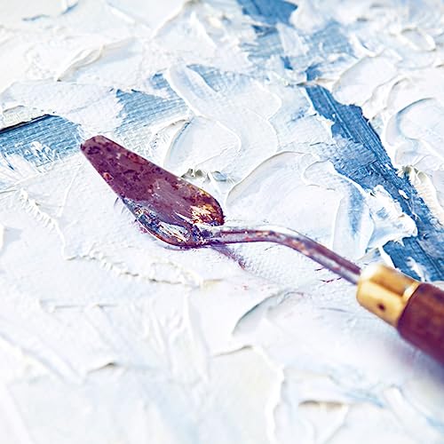Paul Rubens Titanium White Oil Paint, 3 * 50ml Oil Colors with High Saturation, Large Capacity Tubes, Faster Drying Time with Creamy Texture and Consistency for Artists, Students, Beginners - color: White