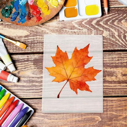 Funria Gel Printing Plate with 7.2"X6.2" Reusable Gel Printing Plate, Crafts Printmaking Supplies for Mixed Media Art Monoprinting Card Making - color: 1pc
