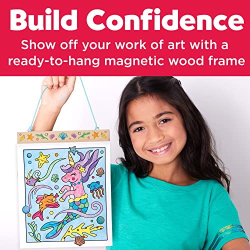 Faber-Castell Paint by Number Mermaid Pets - Kids Watercolor Mermaid Craft (Ages 6+) - style: Mermaid Pets