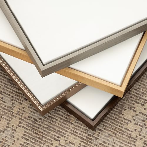 Kate and Laurel Sylvie Blank Framed Canvas Wall Art; 14x26.5 Black; Modern Empty Canvas for Paint-Your-Own Art; Ready to Paint Premium Canvas Already Framed - color: Sylvie Black