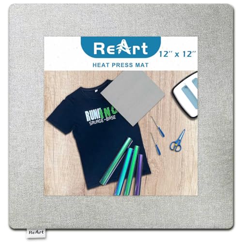 Heat Press Mat Easypress for Cricut Easypress 2/Cricut Easypress 12" x 12" Cricket Craft Vinyl Ironing Insulation Transfer Heating Mats Cutting mats - size: 12'' x 12''