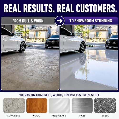 15 Gallon Resin and Hardener, 15 Gallon Dove Gray Epoxy Resin Coating Made with Beautiful and Vibrant Pigments - color: Dove Gray, style: 15 Gallon