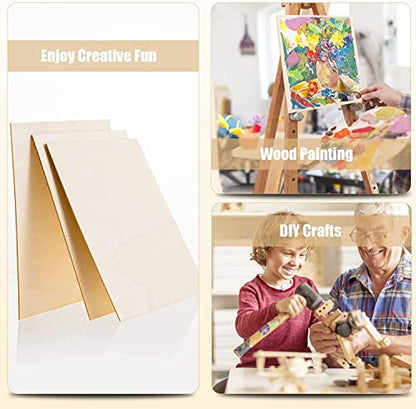 12 Pack Basswood Sheets for Crafts-16 x 16 x 1/8 Inch- 3mm Thick Plywood Sheets with Smooth Surfaces-Unfinished Squares Wood Boards for Laser Cutting, Wood Burning, Architectural Models, Staining - size: 16 x 16 inch
