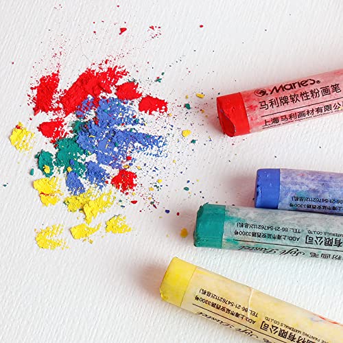 YYMIYU Soft Color Chalk Pastels for Professional Artist 12 Colour - color: Soft 12 Color