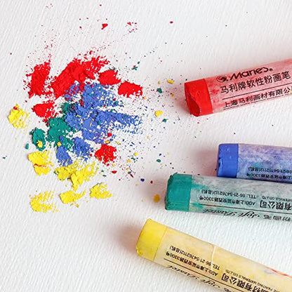 YYMIYU Soft Color Chalk Pastels for Professional Artist 46 Colour - color: Soft 46 Color