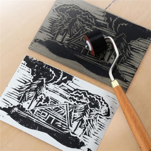 Rubber Roller for Ink Painting and Printmaking