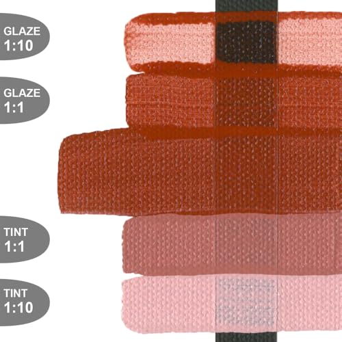 GOLDEN Fluid Acrylics, Red Oxide, 4 fl. oz. Bottle, Professional Acrylic Paint, Opaque