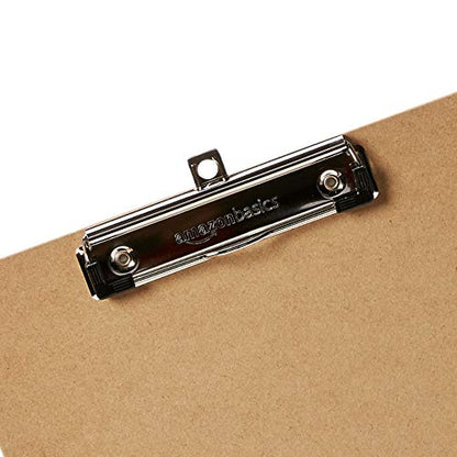 Amazon Basics Hardboard Office Clipboard, Letter Size, 9" x 12.5", Brown, 30-Pack - size: 30-Pack