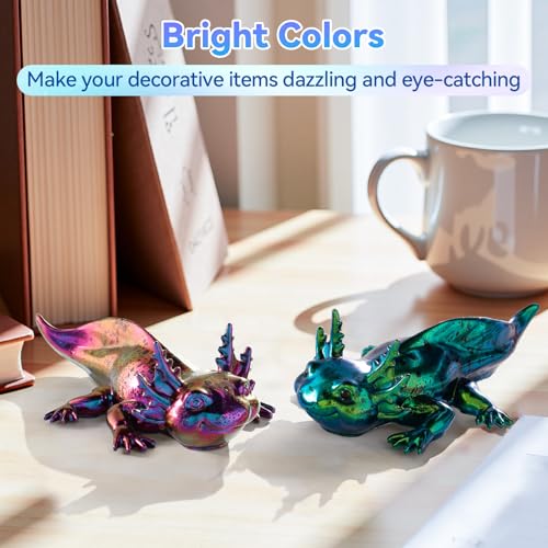 LET'S RESIN Chameleon Flakes, Resin Supplies -Intense Color Shift Pigment Powder for Resin Molds/Tumblers, Chrome Powder Pigment for Christmas Nail Art/Paint/Soap Making - color: Intense Chameleon Flake