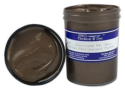 Pearlescent Textile Paint 8 oz. (Chocolate) - color: Chocolate