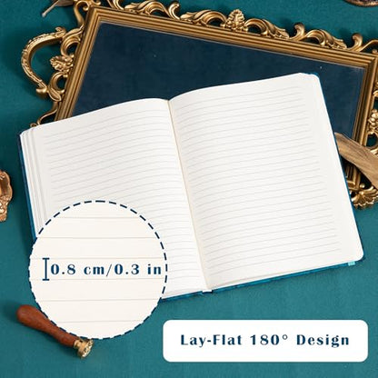 B5 Hardcover Journal for Women & Men -Butterfly Aesthetic Lined Notebook | 192 Pages Thick 80gsm Paper Writing Journal for Office, School, Travel Notes & Gift-9" x 6.9 - color: Sky Blue