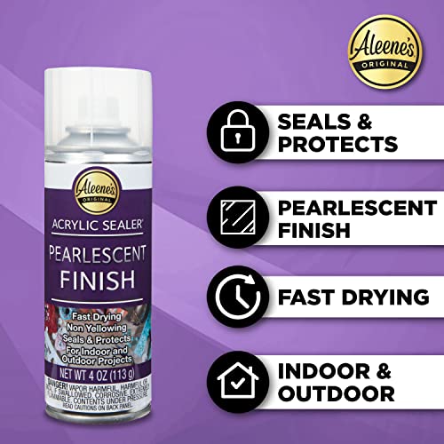 Aleene's Acrylic Spray Sealer Finish Varitey Pack 4 oz. 3 Pack - Gloss, Matte, Pearlescent