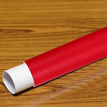 Poster Carrying Case Paper Drawing Mailing Tubes Shipping Calligraphy Painting Document Tubes Pull out Artwork Poster Blueprints Tube Holder Red Construction Paper Roll - color: Red 2, size: 35X6cm