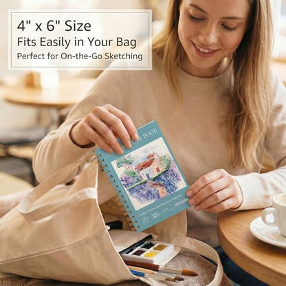 Watercolor Paper Pad - size: 4”×6“(2pack)