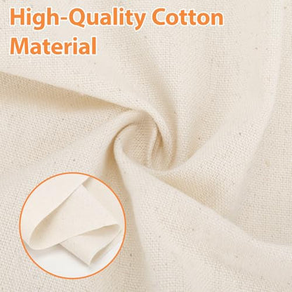 Cotton Canvas Fabric | Natural Cotton Duck Canvas Fabric for Painting, Sewing, Bags Making, Arts & Crafts (7oz, 3 Yard) - color: 7oz, size: 3 Yard