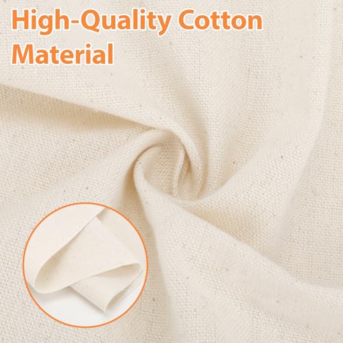 Cotton Canvas Fabric | Natural Cotton Duck Canvas Fabric for Painting, Sewing, Bags Making, Arts & Crafts (10oz, 2 Yard) - color: 10oz, size: 2 Yard