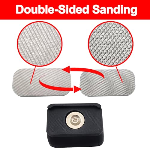 Denibbing File Tool - Paint File Tool with Sponge for Quick Removal & Cleaning of Paint Imperfections, 2-in-1 Mini-File Blade for Repairing Paint Retention, Stains on Cars, Drawing Boards