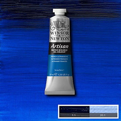 Winsor & Newton Artisan Water Mixable Oil Colour, 1.25-oz (37ml), French Ultramarine - color: French Ultramarine, style: 1.25-oz