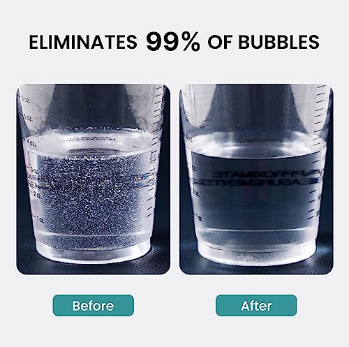 Resiners Resin Bubble Remover, Quickly Remove Bubble Within 9 Mins, 95kPa Vacuum Degassing Chamber, Airless Bubble Removing Machine for Epoxy, UV Resin Casting, Silicone Mold, Jewelry Making - color: Mint Green