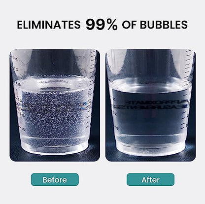 Resiners Resin Bubble Remover, Quickly Remove Bubble Within 9 Mins, 95kPa Vacuum Degassing Chamber, Airless Bubble Removing Machine for Epoxy, UV Resin Casting, Silicone Mold, Jewelry Making - color: Mint Green