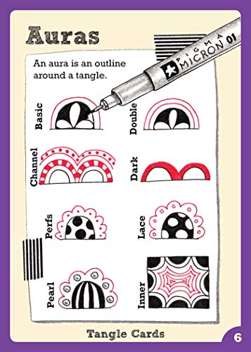 Yoga for Your Brain Original Edition: Tangle Cards (Design Originals) A Portable Deck of Zentangle (R) Cards with 40 Step-by-Step Tangling Patterns and Easy Beginner-Friendly Instructions, in a Case