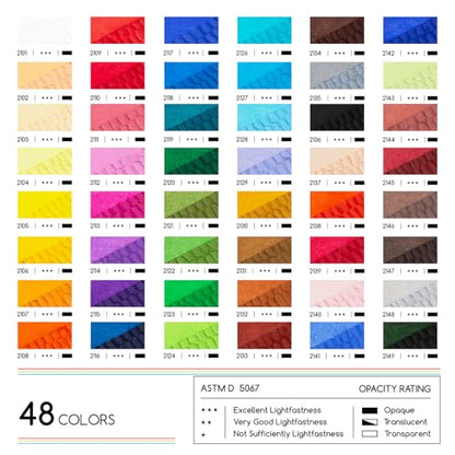 MEEDEN Soft Oil Pastels Set: 48 Colors with Extra 4 White Oil Pastels for Artists Beginners Adults Teachers - Vibrant Oil Pastel Crayons for Art Painting & Drawing, Blending, Layering, Shading - style: 48 Colors