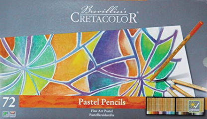 Cretacolor Fine Art Pastel Pencil Set, Set of 72, Multi