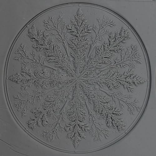 Snowflake Clay Texture Roller 4" for Polymer Clay - color: Snowflake Roller