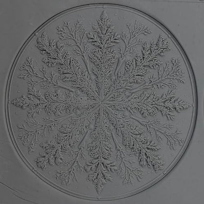 Snowflake Clay Texture Roller 4" for Polymer Clay - color: Snowflake Roller