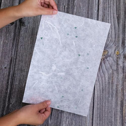 A4 Natural Banana bark, Leaves etc., Mulberry Paper Sheets Art Tissue Washi Paper Design Craft Art Origami Suppliers Card Making Writing Painting 50 Sheets (Green Leaves,Banana Bark, etc.,, A4) - color: Green Leaves,Banana Bark, etc.,, size: 8.3 X 11.7 In