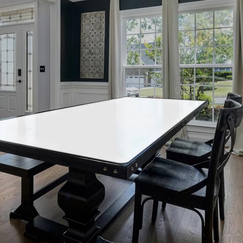 36" x 24" Extra Large Silicone Mat for Epoxy Resin, Nonstick Silicon Mats for Crafts Jewelry Casting, Non-Slip Kitchen Table Placemats for Countertop Protector Heat Resistant（Translucent） - color: Translucent
