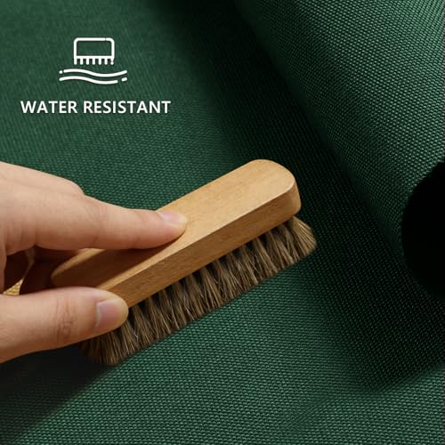 Waterproof Canvas Fabric by The Yard 58inch 600D Upholstery Material Polyester Fabric Outdoor Water Resistant Fabric for Sewing Chair Patio Cushion Purse Bag Interior, Pre Cut 1 Yard Green