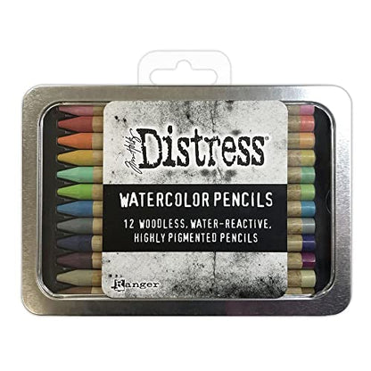 Ranger Tim Holtz Distress Watercolour Pencils Set 2-12 pcs