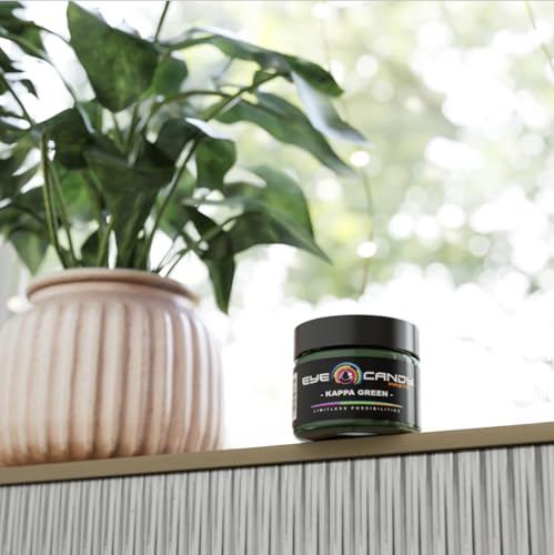 Eye Candy Resin Pigment Paste – Highly Pigmented Epoxy Color, 2 oz, Solid Non-Metallic, Mixable for Custom Shades (Kappa Green) - color: Kappa Green