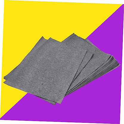 SEWOART 50 Sheets Graphite Carbon Transfer Paper for Tracing and Painting Black Sturdy Copy Paper for Artists Students