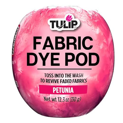 Tulip Fabric Dye Pod Petunia (Pink), Dye for Washing Machines - color: Petunia