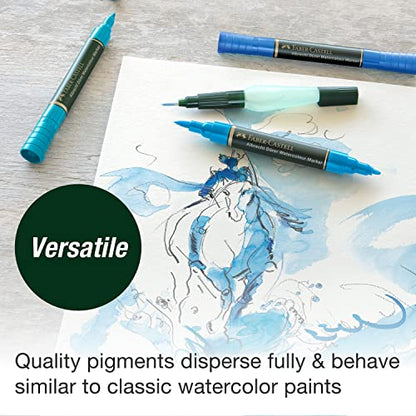 Faber-Castell Albrecht Durer Watercolor Markers - Urban Sketching - Wallet of 5, Watercolor Brush Markers - style: 5 Count - Urban Sketching