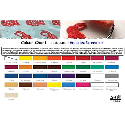 Jacquard/R G S Versatex Print Ink by Jacquard, Semi-Transparent, Water-Based, 4oz Jar, Super Opaque White