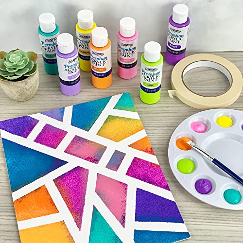 ArtSkills Bulk Canvas Pack of Blank Canvas Boards for Painting, Assorted Large & Small Canvas Panels, 12x16, 11x14, 9x12, & 8x10, 10 Pieces