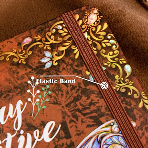 B5 Hardcover Journal for Women & Men -Butterfly Aesthetic Lined Notebook | 192 Pages Thick 80gsm Paper Writing Journal for Office, School, Travel Notes & Gift-9" x 6.9 - color: Brown