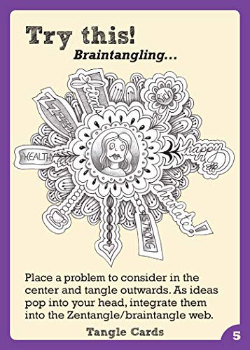 Yoga for Your Brain Original Edition: Tangle Cards (Design Originals) A Portable Deck of Zentangle (R) Cards with 40 Step-by-Step Tangling Patterns and Easy Beginner-Friendly Instructions, in a Case