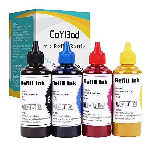 Dye Sublimation Ink Heat Transfer Ink Inkjet Printers Ink Cartridge CISS for C88 C88 + WF-7710 WF-7720 ET-2800 ET-2803 ET-2720 WF-7210 WF-7610 WF-7620 WF-3640 WF-2750 ET-2760 ET-4700 ET-15000 - color: 4 Colors