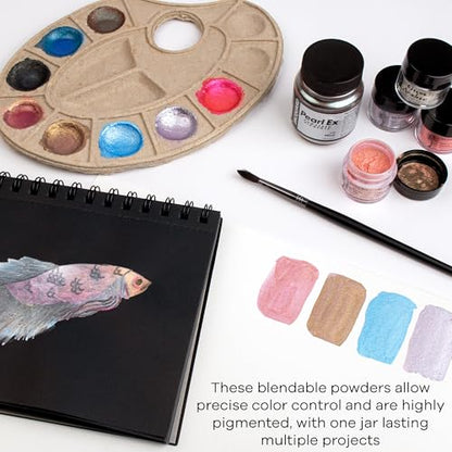 Jacquard Products Pearl Ex Metallic Calligraphy Set, Assorted