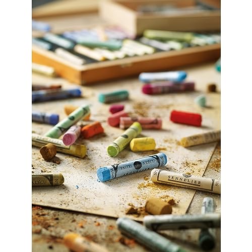 SENNELIER Extra-Soft French Pastel for Professional Artists, Apple Green 209 - color: Apple Green 209