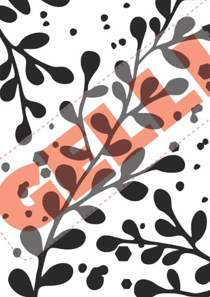 Gelli Arts Image Transfer Printables Pack – Collage Art & Texture Sheets for Gel Printing, Mixed Media, Scrapbooking, Card Making & DIY Crafts – 30 Printable 8x10 Images – Bold Botanicals - color: Image Transfer Printables - Bold Botanicals