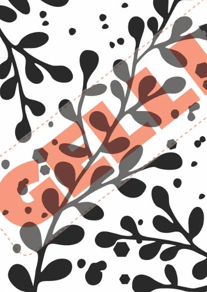 Gelli Arts Image Transfer Printables Pack – Collage Art & Texture Sheets for Gel Printing, Mixed Media, Scrapbooking, Card Making & DIY Crafts – 30 Printable 8x10 Images – Bold Botanicals - color: Image Transfer Printables - Bold Botanicals