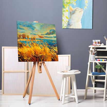 Aodaer 4 Pack Wood Panels 30 x 30 Inch Wooden Panels Canvas Unfinished Craft Wood Boards Panel for Art Crafts Acrylic and Oil Painting Pouring DIY Projects - size: 30 x 30 Inch