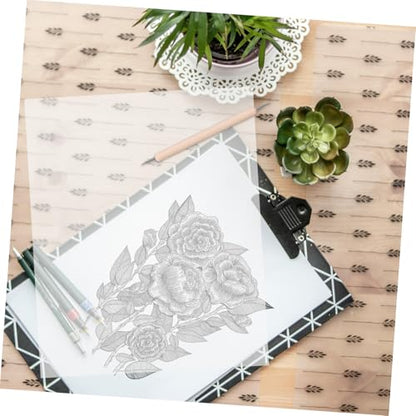 DOITOOL Graphite Transfer Carbon Paper 12 Sheets Tracing Paper 5 Double-Ended Stylus